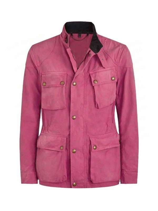 Secret Invasion Emilia Clarke Pink Jacket