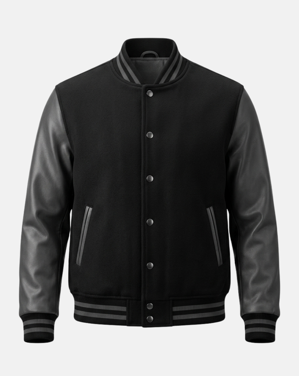 All-Black Varsity Jacket