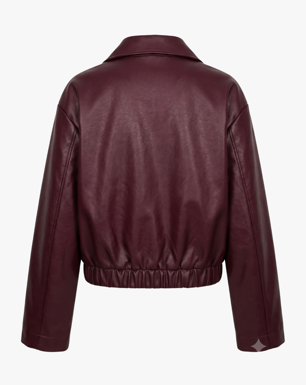 Women's Maroon Leather jacket