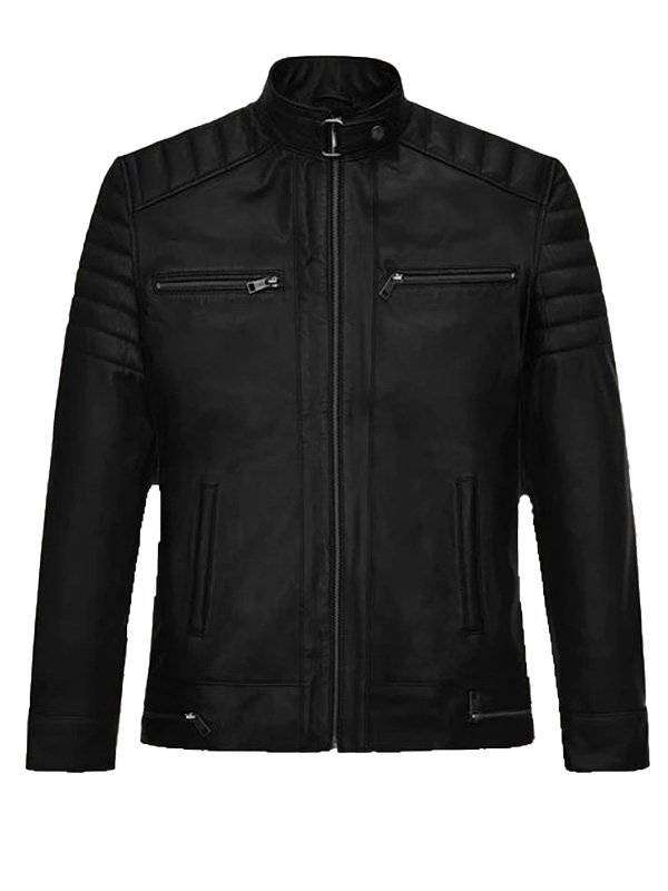 Andrew Tate Black Leather Jacket