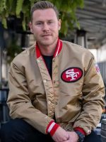 San Francisco 49ers Gold Jacket - Image 2