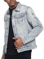 Men's Ripped Tiger Denim Jacket - Image 8