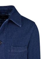 Japanese Villager Cotton Navy Jacket - Image 2